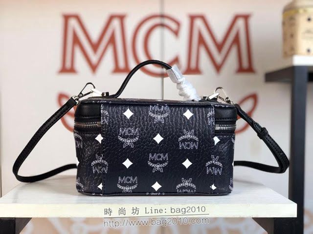MCM女包 原單 30913 新款Rockstar化妝箱 百搭款女手提包 MCM單肩斜挎包  mdmc1371